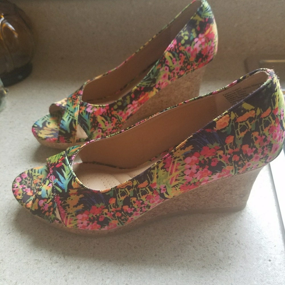 3/$10 Dexflex Floral wedges
